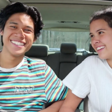 Klailea Bennett with her ex-boyfriend, Jothan.